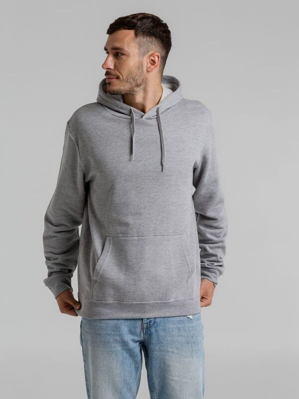 Толстовка с капюшоном Snake II серый меланж арт.7611.11