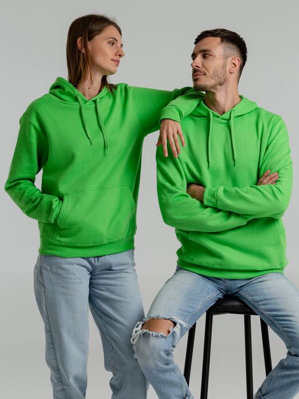 Толстовка с капюшоном Snake II зеленое яблоко арт.7611.92