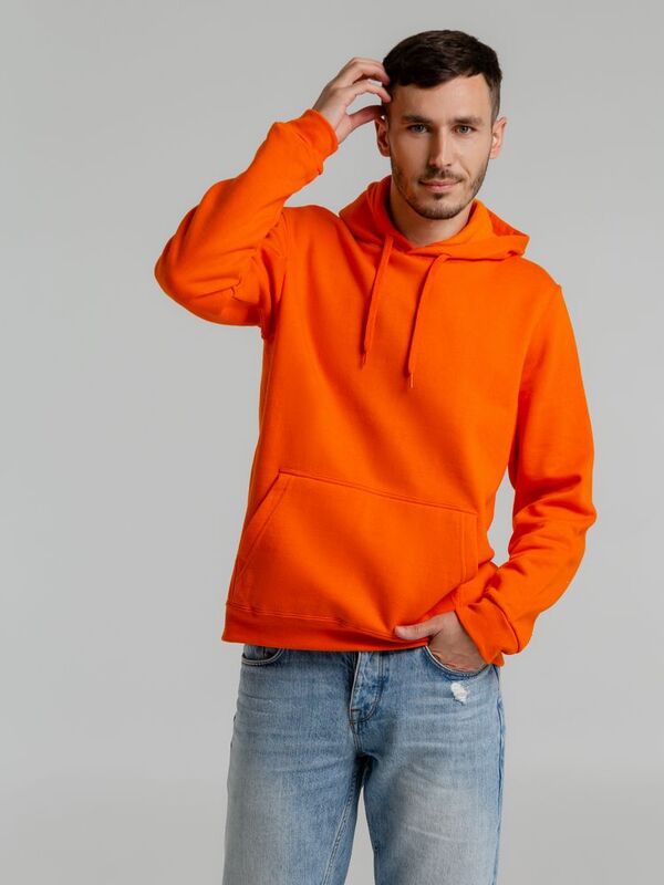 Толстовка с капюшоном Snake II оранжевая арт.7611.20