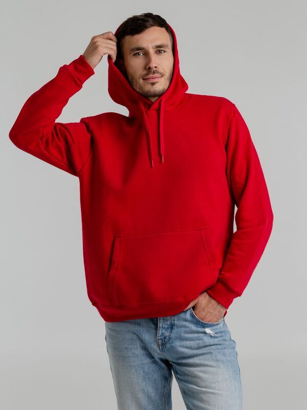 Толстовка с капюшоном Snake II красная арт.7611.50