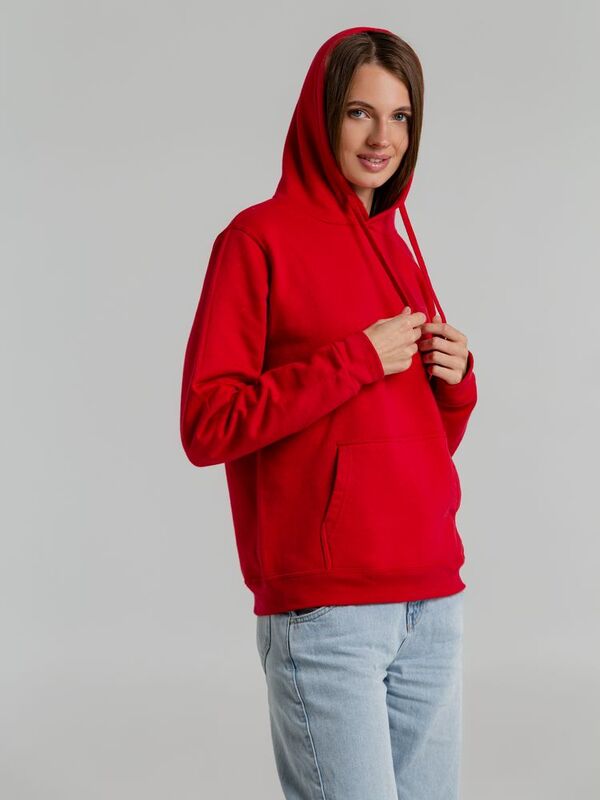 Толстовка с капюшоном Snake II красная арт.7611.50