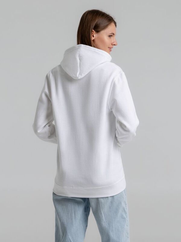 Толстовка с капюшоном Snake II белая арт.7611.60