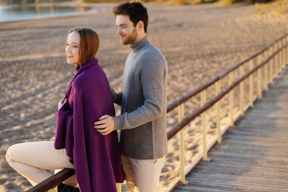 Флисовый плед Warm&Peace, синий арт.7669.40