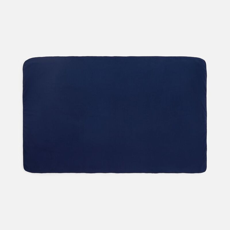 Флисовый плед Warm&Peace, синий арт.7669.40