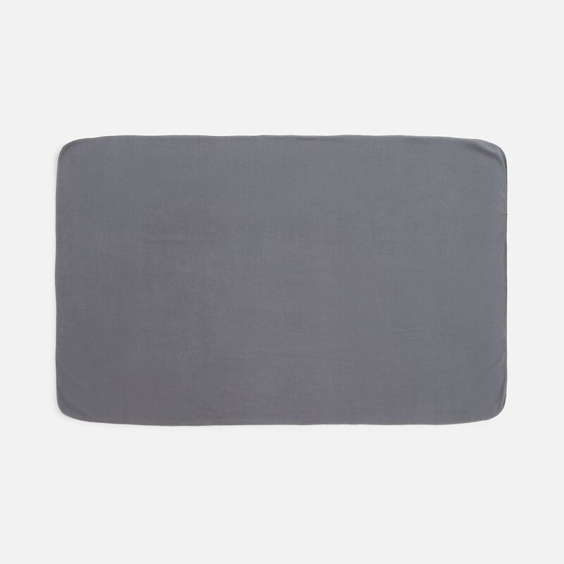 Флисовый плед Warm&Peace, серый арт.7669.10