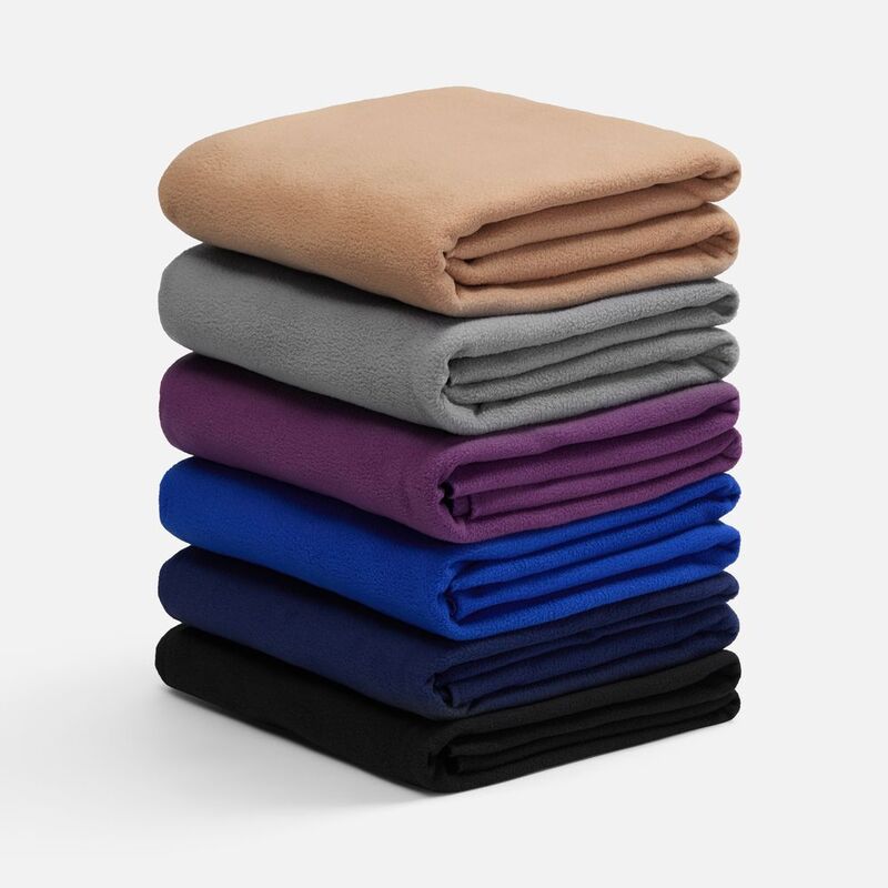 Флисовый плед Warm&Peace, серый арт.7669.10