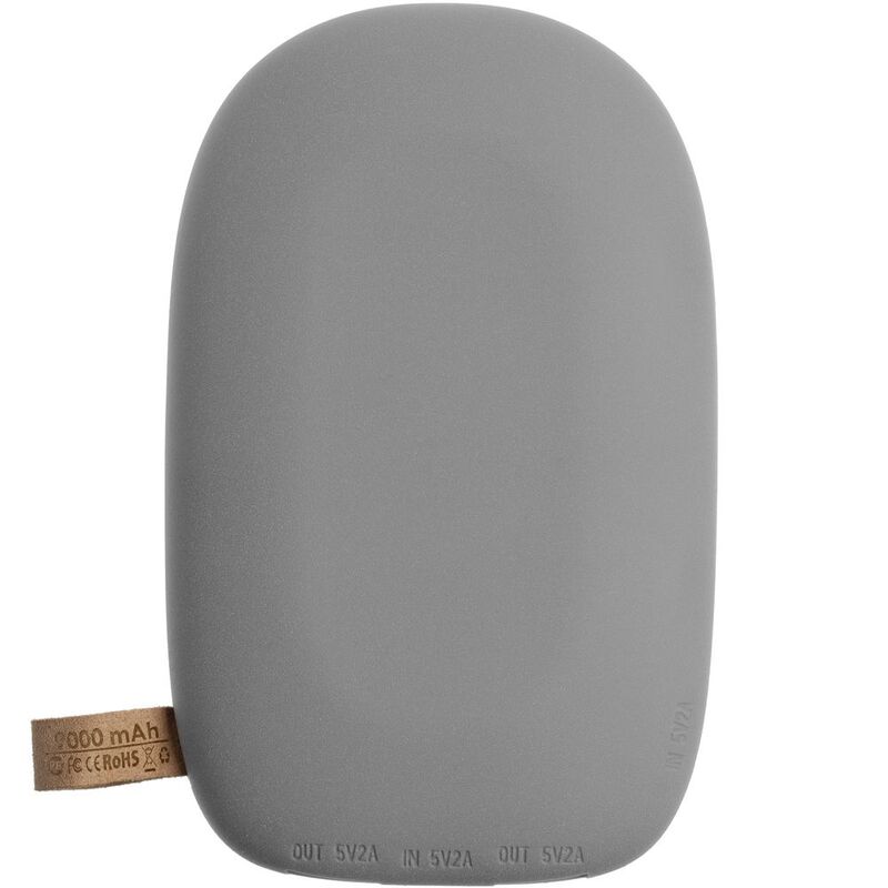 Аккумулятор с беспроводной зарядкой Pebble Wireless 9000 мАч, серый арт.7042.10