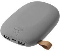 Аккумулятор с беспроводной зарядкой Pebble Wireless 9000 мАч, серый арт.7042.10