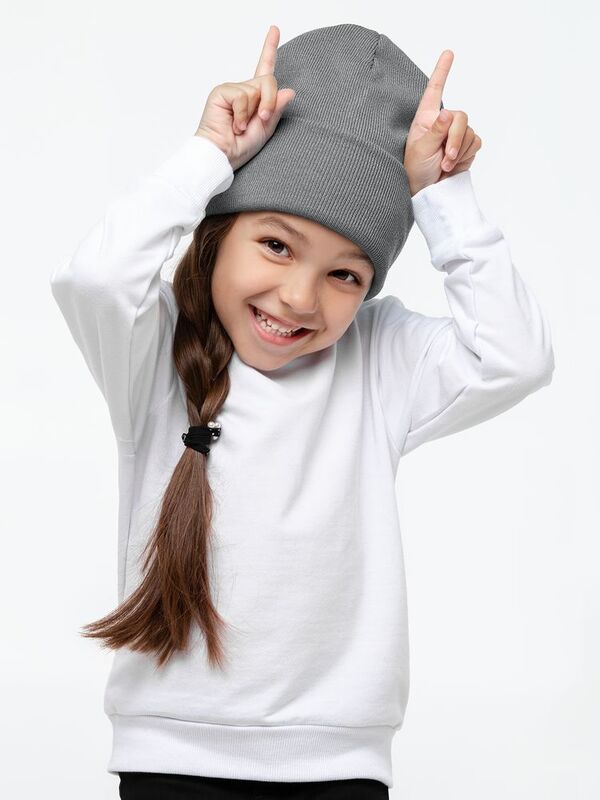 Шапка Real Talk, серая арт.547.10