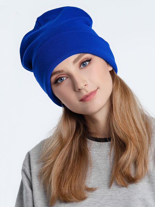 Шапка Real Talk, синяя арт.547.40