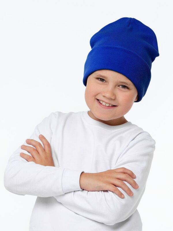 Шапка Real Talk, синяя арт.547.40