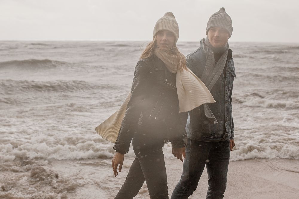 Шарф Stout, синий меланж арт.7982.40