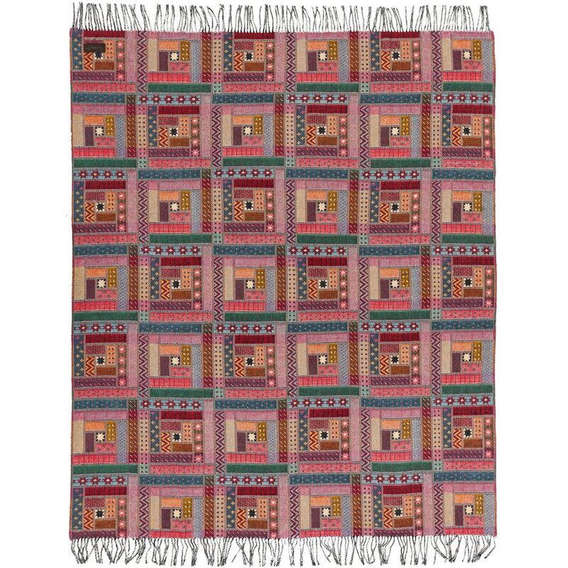 Плед Baltimora, бордовый арт.10019.55