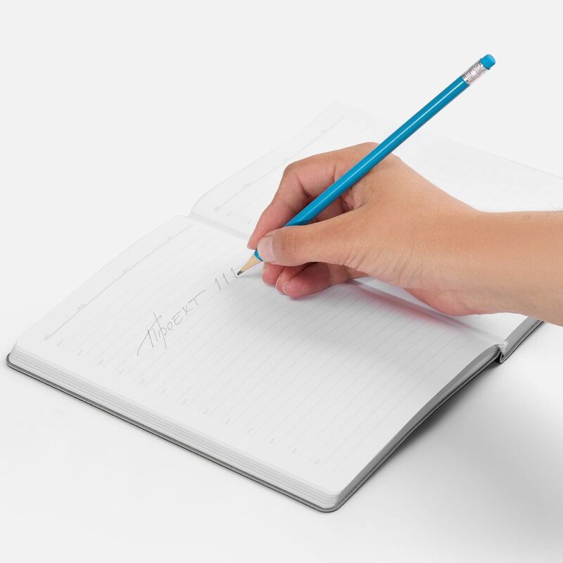 Карандаш простой Hand Friend с ластиком, голубой арт.5002.44