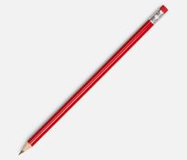 Карандаш простой Hand Friend с ластиком, красный арт.5002.50