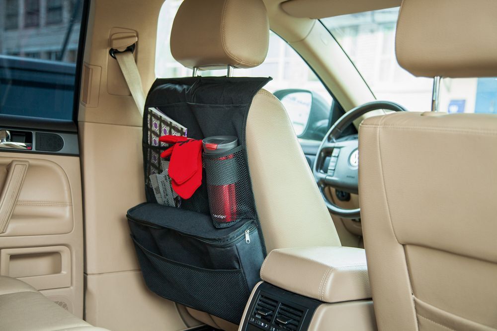 Органайзер с термоотделением на спинку сиденья Cool Rider, черный арт.10474.30