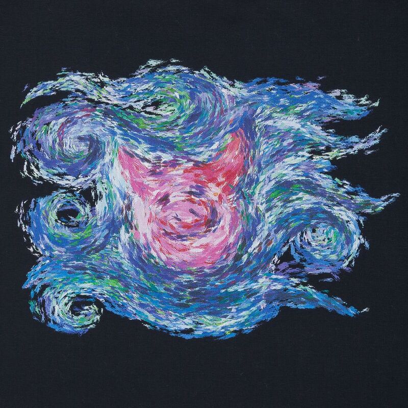 Футболка женская &laquo;Ван-Пиг&raquo;, синяя арт.70104.40