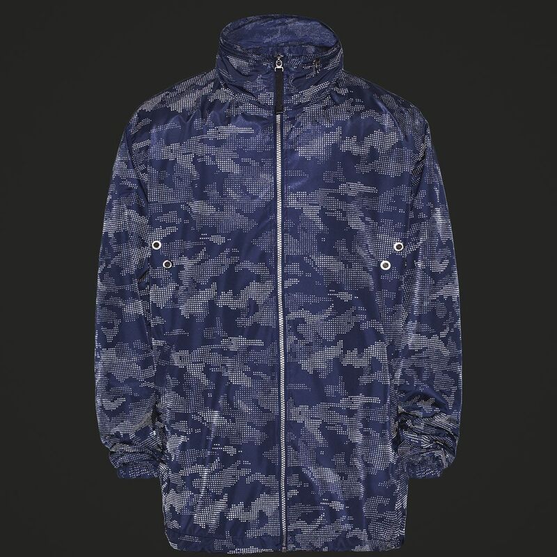 Ветровка светоотражающая Lattvind, темно-синяя арт.11154.40