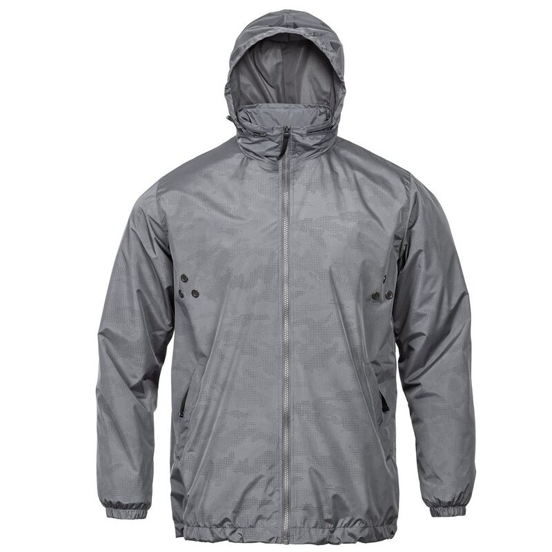 Ветровка светоотражающая Lattvind, серая арт.11154.11