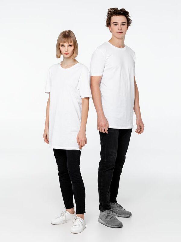 Футболка удлиненная Magnum, белая арт.02999102