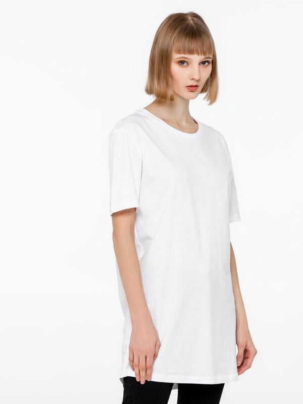 Футболка удлиненная Magnum, белая арт.02999102