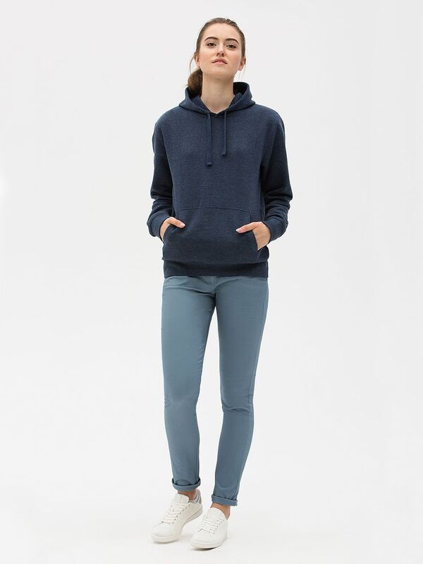 Толстовка унисекс Spencer, синий меланж арт.02991222