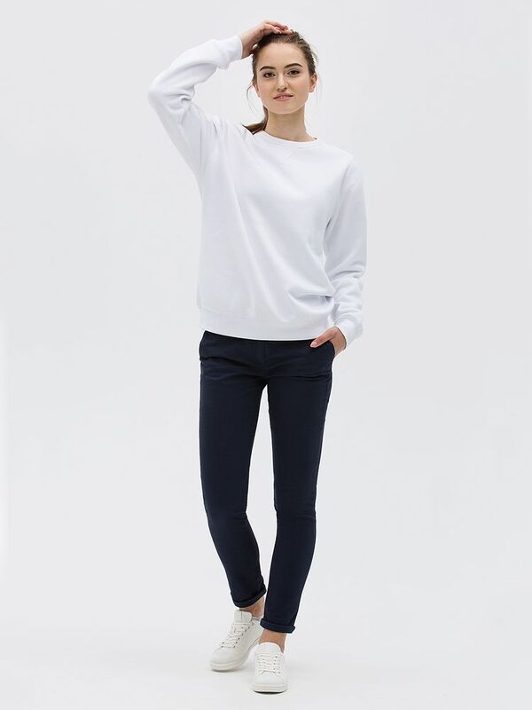 Толстовка унисекс Sully, белая арт.02990102