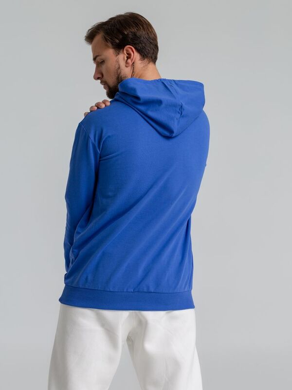 Толстовка с капюшоном Unit Kirenga, ярко-синяя арт.6894.44