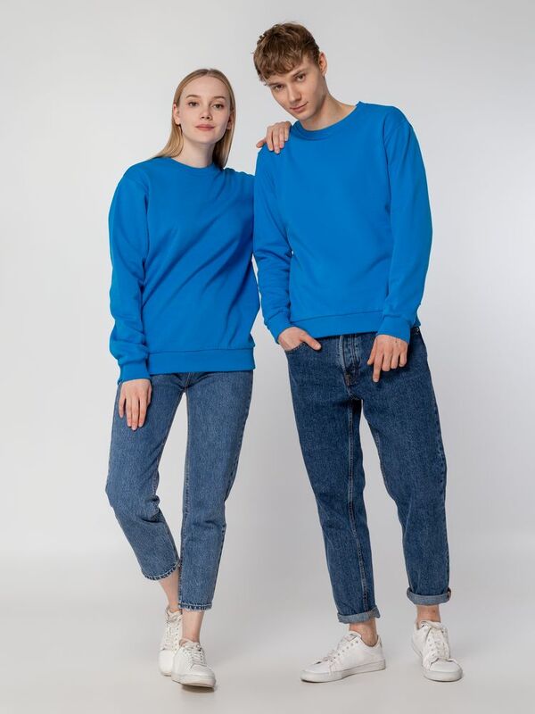 Толстовка Unit Toima Heavy, бирюзовая арт.6928.14