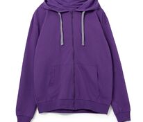 Толстовка на молнии с капюшоном Unit Siverga, фиолетовая арт.6895.78