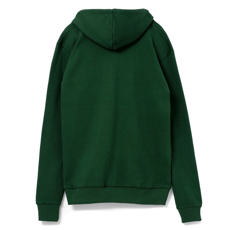 Толстовка с капюшоном на молнии Unit Siverga Heavy, темно-зеленая арт.6927.90