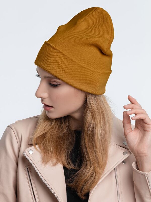 Шапка Real Talk, горчичная арт.547.82