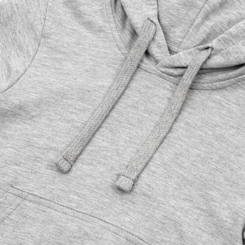 Толстовка с капюшоном детская Kirenga Kids, серый меланж арт.11147.11