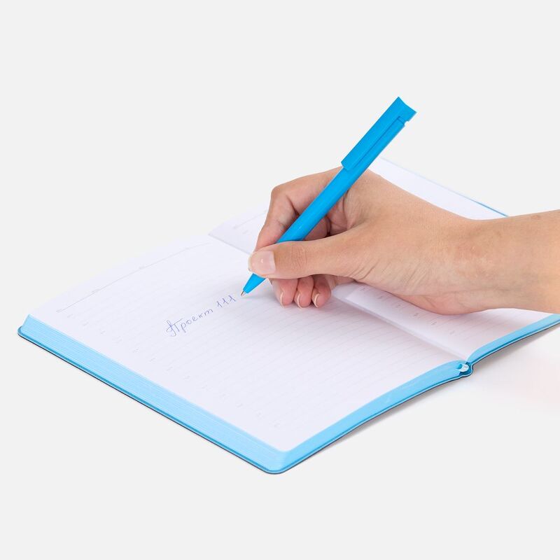 Ручка шариковая Liberty Polished, голубая арт.12915.44