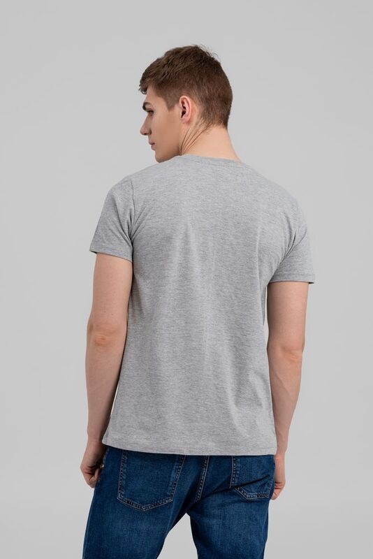 Футболка унисекс T-bolka 160 Original, серый меланж арт.11140.11