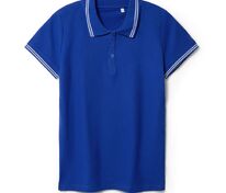 Рубашка поло женская Virma Stripes Lady, ярко-синяя арт.11139.44