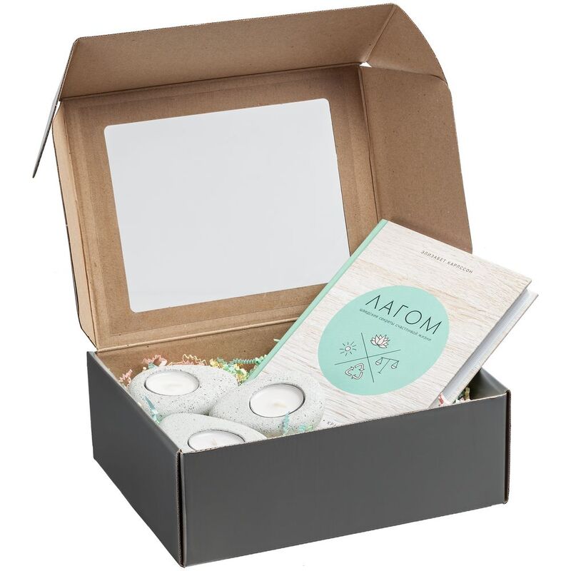 Коробка с окном Visible, серебристая арт.11024.10