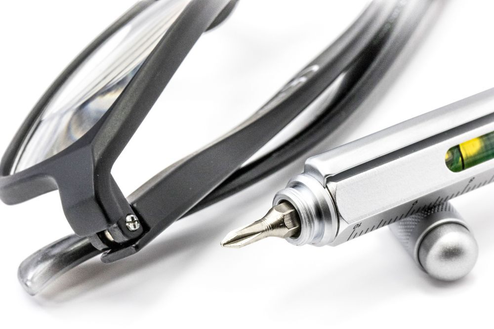 Ручка шариковая Construction, мультиинструмент, серебристая арт.6462.10