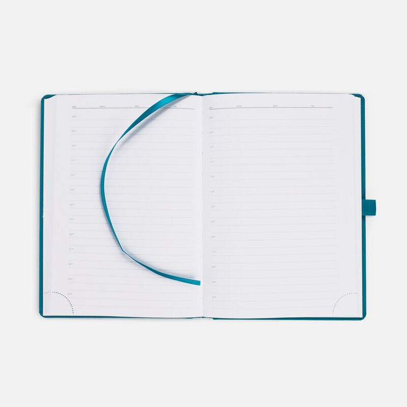 Ежедневник Favor, недатированный, бирюзовый арт.17072.49