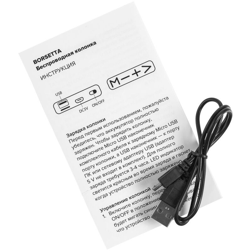 Беспроводная колонка Borsetta, светло-серая арт.20109.60