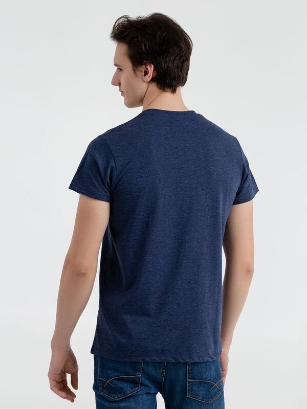 Футболка мужская Regent Fit 150, синий меланж арт.00553222