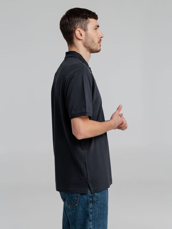 Рубашка поло мужская Neptune, темно-синяя арт.11129.40