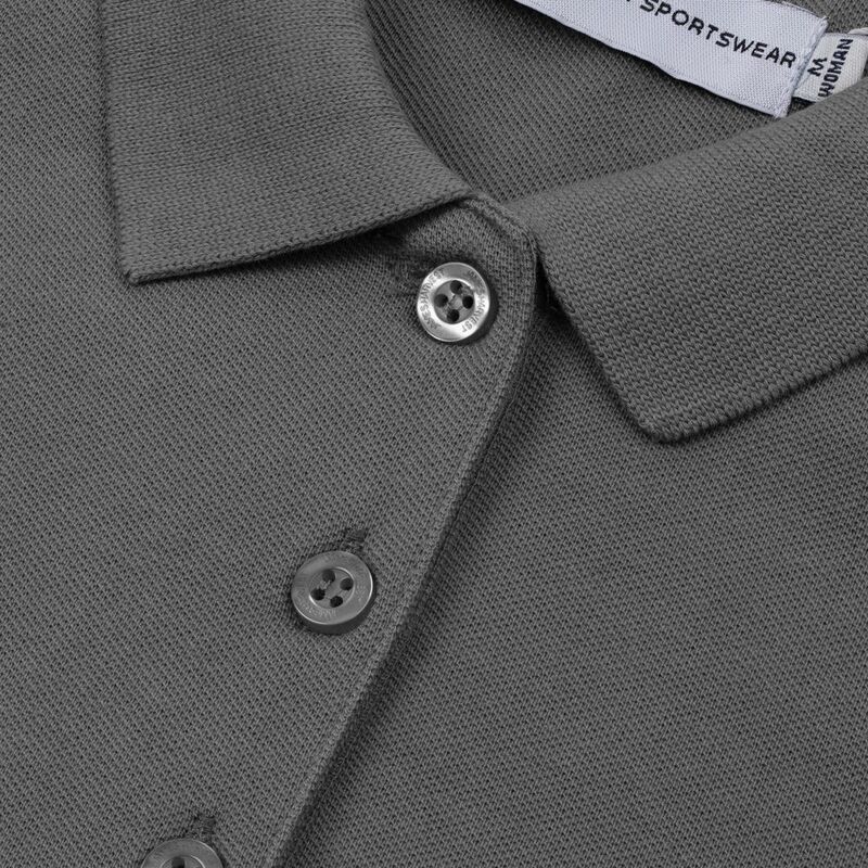 Рубашка поло женская Neptune, темно-серая арт.11130.10