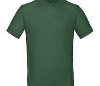 Рубашка поло мужская Inspire, темно-зеленая арт.PM430540