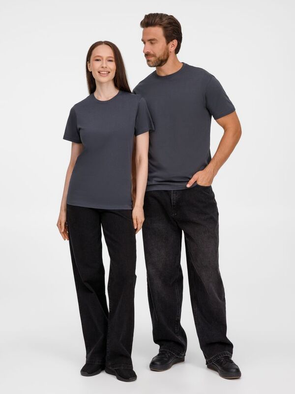 Футболка унисекс T-Bolka 180, темно-серая арт.6994.10