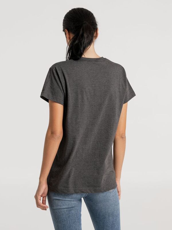 Футболка унисекс Firm Wear, черный меланж арт.11125.30