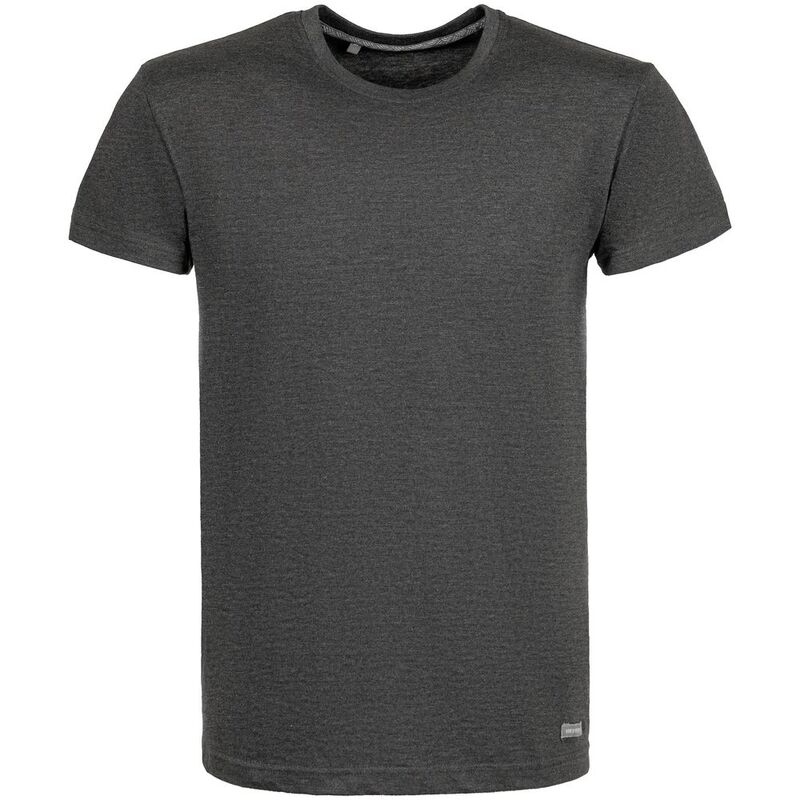 Футболка унисекс Firm Wear, черный меланж арт.11125.30