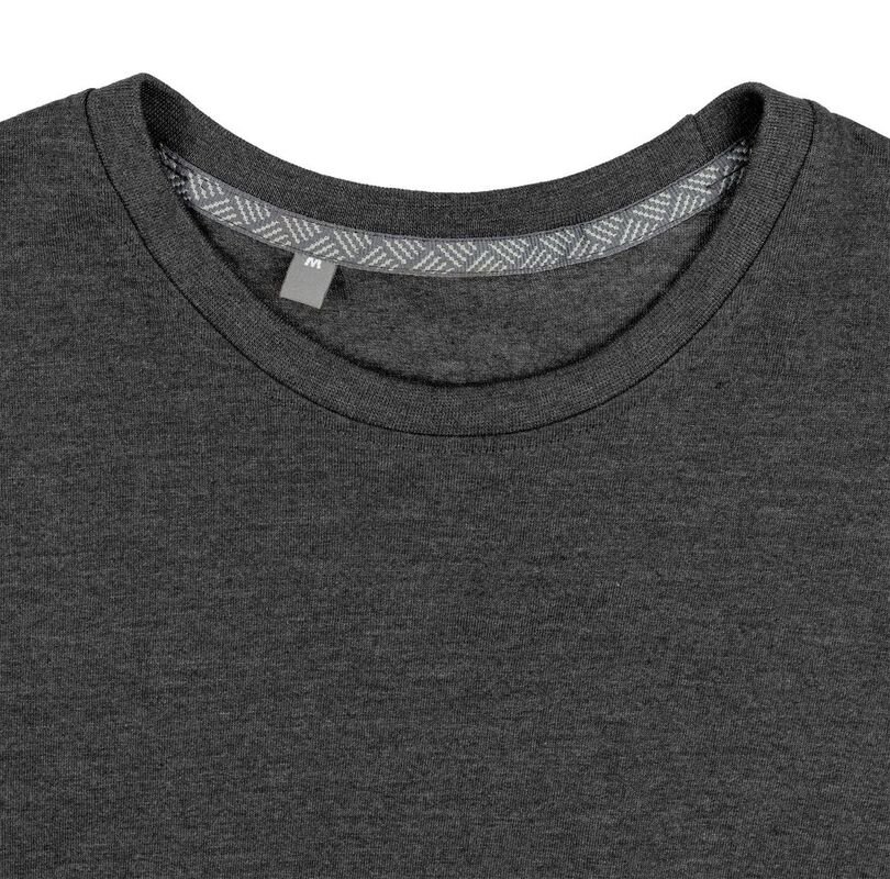 Футболка унисекс Firm Wear, черный меланж арт.11125.30