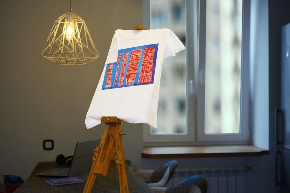 Футболка женская &laquo;Небоскребы&raquo;, белая арт.70243.60