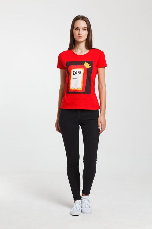 Футболка женская &laquo;Сода&raquo;, красная арт.70271.50
